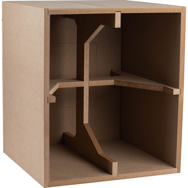 Main product image for Knock-Down MDF 4 ft³ Subwoofer Cabinet with Blank Baffle300-5026